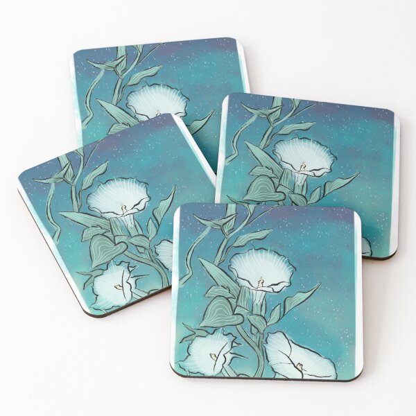 Item preview, Moonflowers  designed and sold by Zsuzsa illustration.
