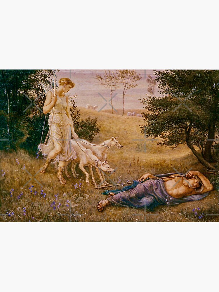 “Diana and Endymion” by Walter Crane (1887) by SistarSprkls