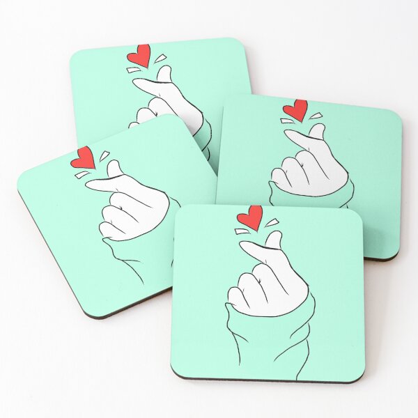 Item preview, Cute love symbol ~ hand heart  designed and sold by Clumsy Prints.