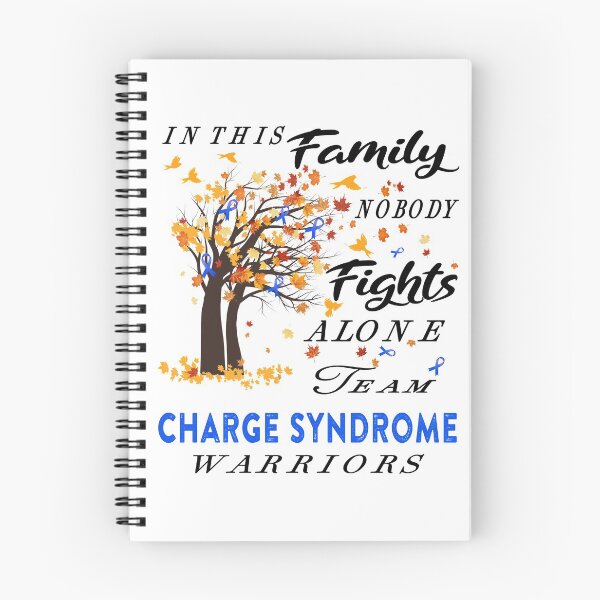 Item preview, In This Family No One Fight Alone Charge Syndrome Awareness ribbon tree designed and sold by radianen.