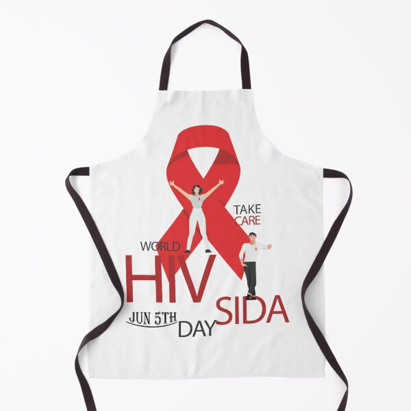 Aperçu de l'œuvre Journée mondiale de lutte contre le sida : RED Ribbon Sensibiliser au sida/VIH , AIDS cadeau revers créée et vendue par SISSOUSTORE.
