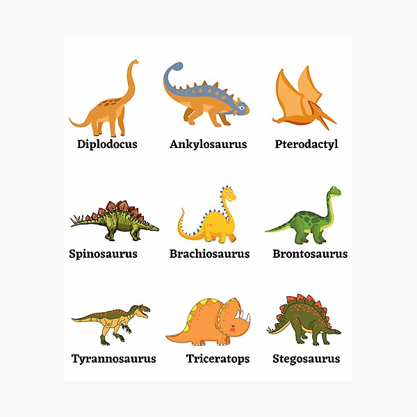 Item preview, Dinosaurs Characters and Dino Pack Names  designed and sold by Ilana Khoshsima.