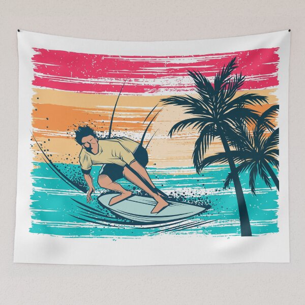 Item preview, beach time surfing designed and sold by hichametta.