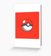 pokeball design Greeting Card