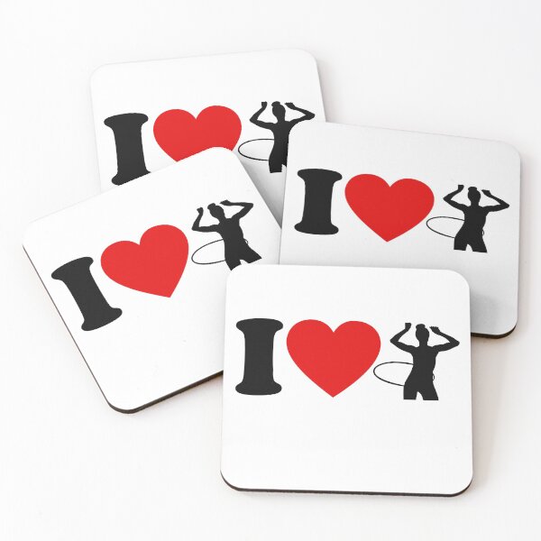 Item preview, I Heart Huller Hula Love Hoop Hulagirl Hoop Ladies designed and sold by DerNerd.