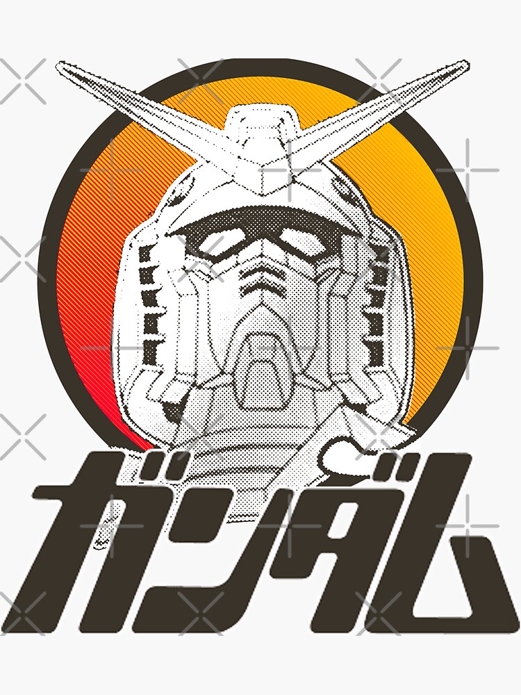 "Gundam" Sticker for Sale by goomba1977 Redbubble