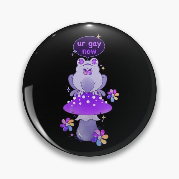 Item preview, Cute pride frog, ur gay now  designed and sold by Texdoodles.