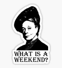 What is a weekend? Sticker