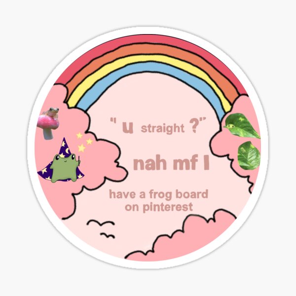 Frog Meme Remake Sticker