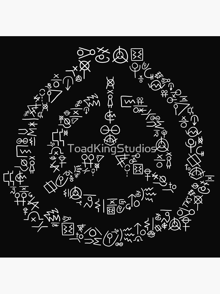 SCP Foundation Logo, repeating of course Poster for Sale by  ToadKingStudios