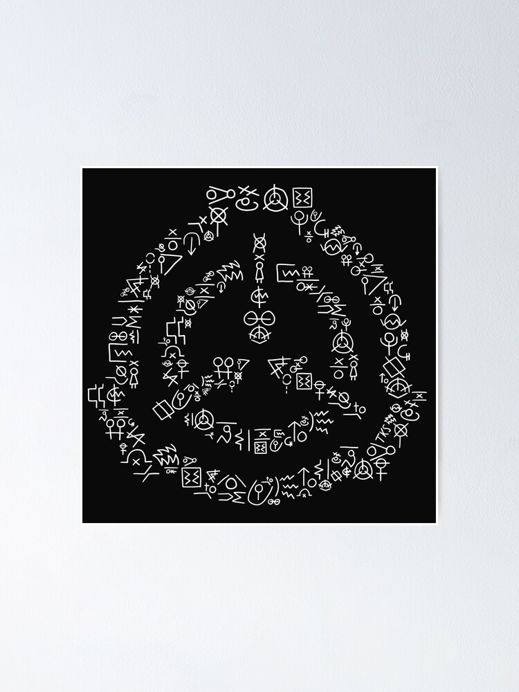 SCP Foundation Logo, repeating of course Poster for Sale by  ToadKingStudios