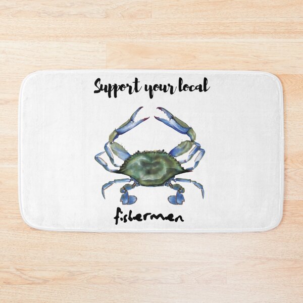 Item preview, Support your local fishermen design designed and sold by Woodswear.