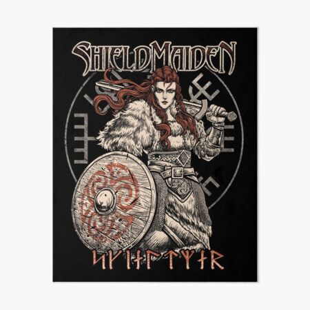 Viking Shield Maiden | Art Board Print