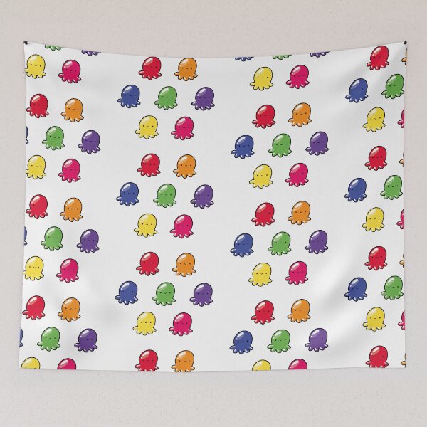 Item preview, Rainbow octopus set designed and sold by Nikamii.