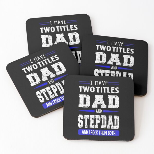 Item preview, I Have Two Titles Dad and Stepdad and I Rock Them Both designed and sold by orangeblue21.