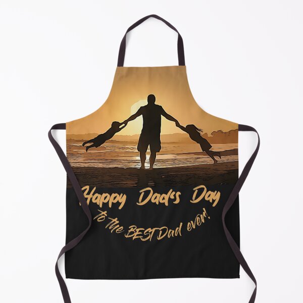 Item preview, Happy DAD's Day (father swinging 2 kids at sunset beach) designed and sold by HamiltonmagicTs.