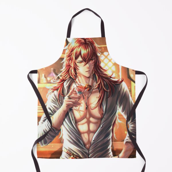 Item preview, impacto genshin Diluc designed and sold by AuroraArchangel.