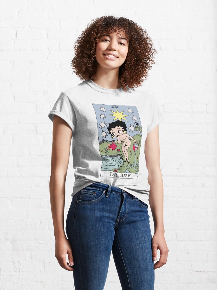 Alternate view of Betty Boop Tarots: The Star Classic T-Shirt