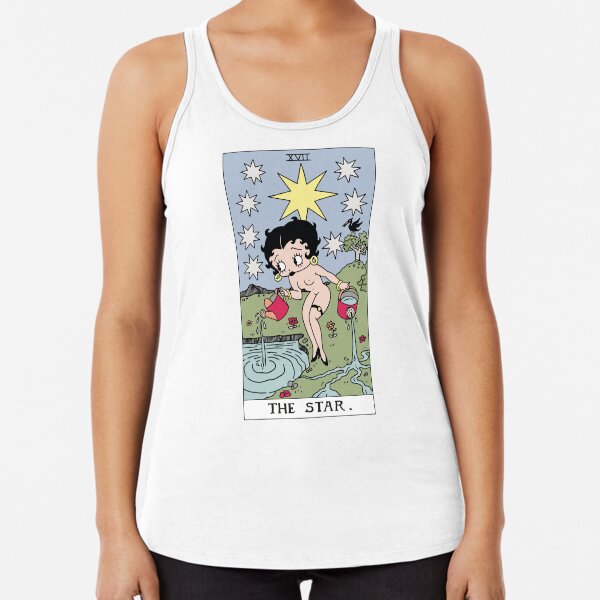 Betty Boop Tarots: The Star Racerback Tank Top