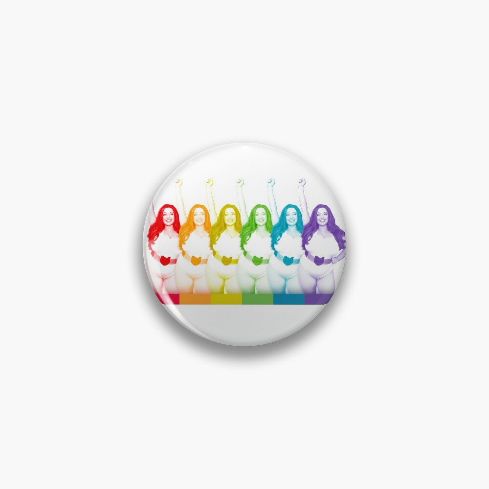 Clitoria - Fists up for Pride Pin