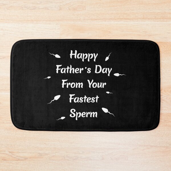 Item preview, Happy Father's Day From Your fastest sperm black, gift idea for father's day from son, daughter, wife, funny quote/saying about dad 2021/2022 designed and sold by Elonshop.