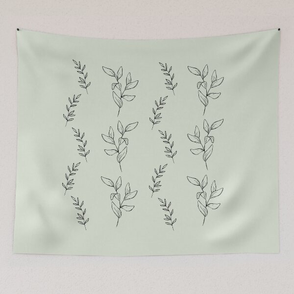 Item preview, Leaves Sage Green 4 designed and sold by TheEmilySuzanne.