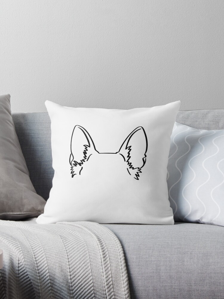 Item preview, Throw Pillow designed and sold by doggi-sabi.