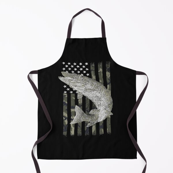Item preview, Camouflage American Flag Musky Fishing Muskie Gift On Back designed and sold by allahamher.