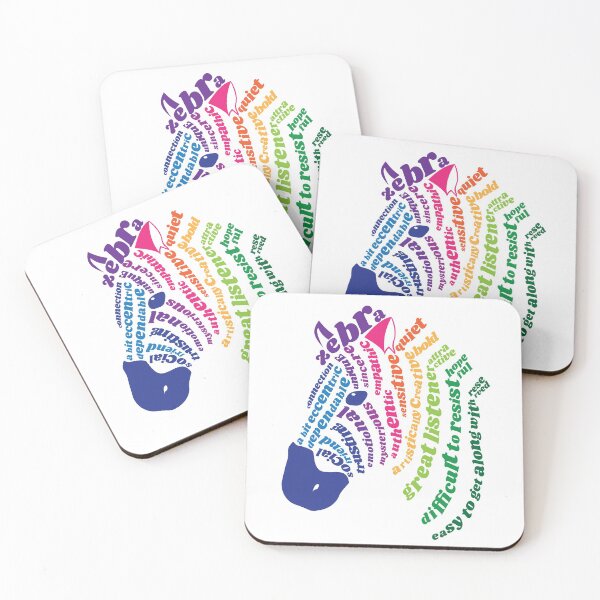 Item preview, Rainbow Zebra Spirit Animal designed and sold by kjeppson.