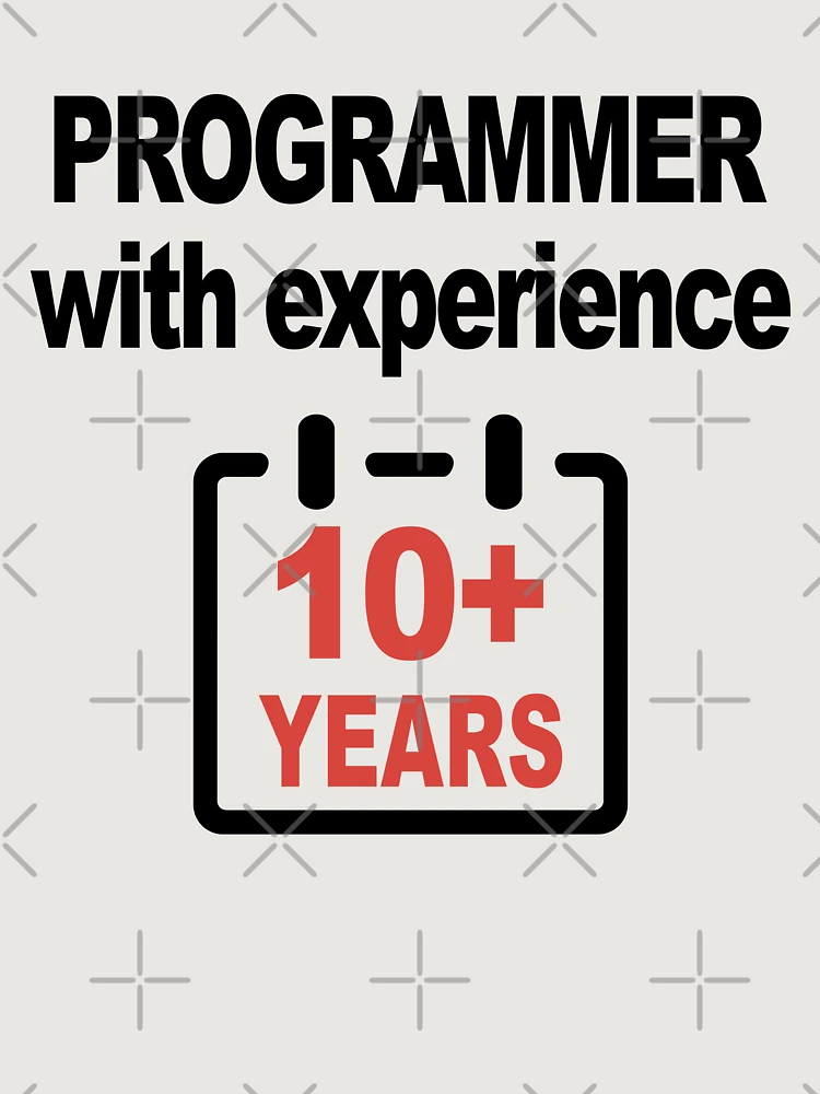 Thumbnail 6 of 6, Premium Oversized Sweatshirt, Programmer with Experience 10+ Years, Software Engineer, Computer Science, Web, Programming Humor, HTML designed and sold by Max-Wear.