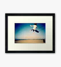 Lomo - And then you let go... Framed Print