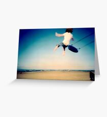 Lomo - And then you let go... Greeting Card