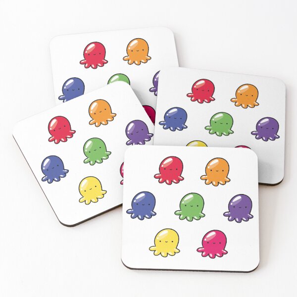 Item preview, Rainbow octopus set designed and sold by Nikamii.