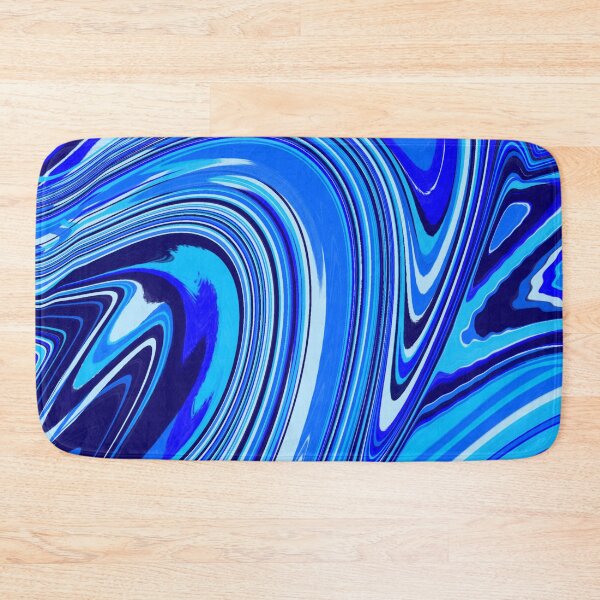 Item preview, Blue Abstract Watermarble Design designed and sold by Zeons-Art.