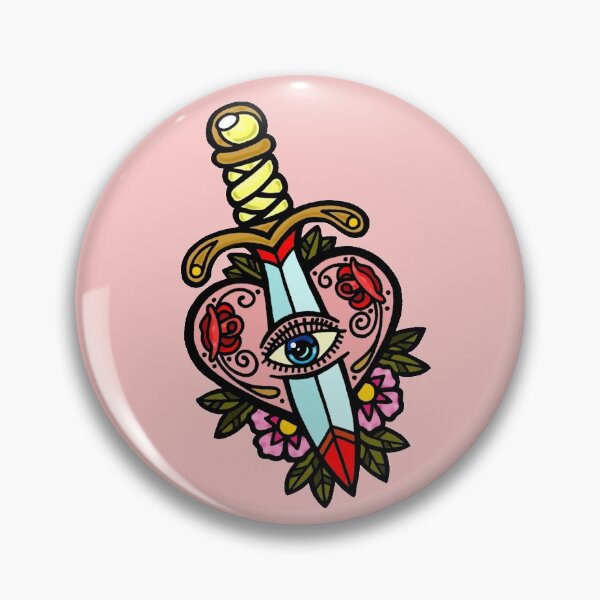 Item preview, broke heart tattoo designed and sold by sandpiperstudio.