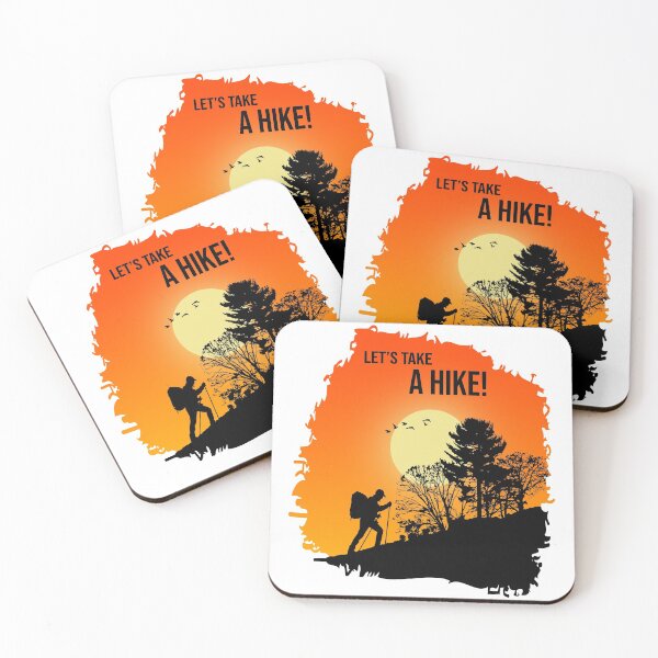 Item preview, let's take a hike!, hiking is my retirement plan, hiking design , the mountains are my life designed and sold by kmario.