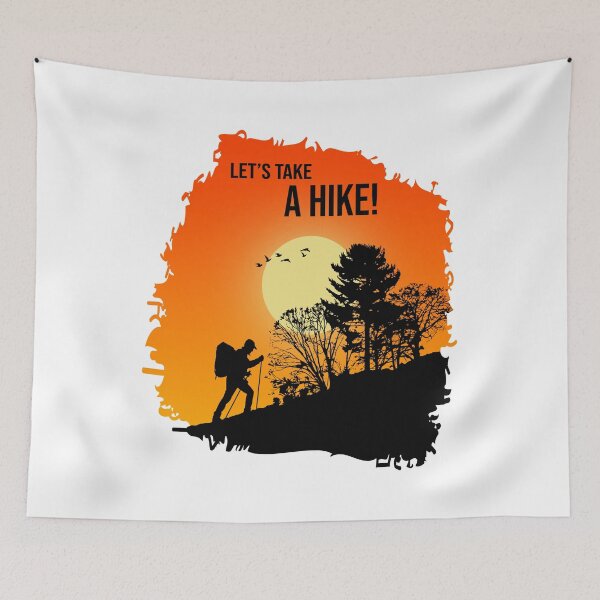 Item preview, let's take a hike!, hiking is my retirement plan, hiking design , the mountains are my life designed and sold by kmario.