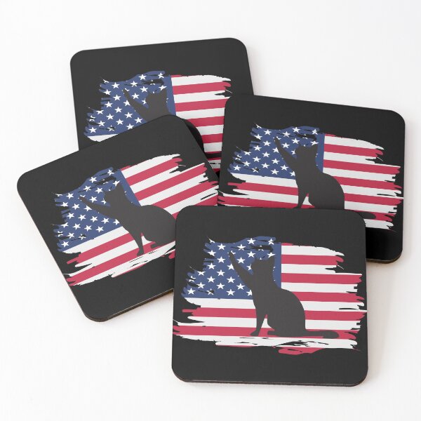 Item preview, Mericat, merica, FOURTH OF JULY, designed and sold by fluffyfriends.