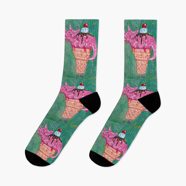 Item preview, Strawberry Triceratops Ice Cream Cone designed and sold by Victoria  Cook.