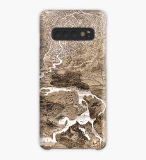 Vintage Map of Berlin Germany (1870) Case/Skin for Samsung Galaxy