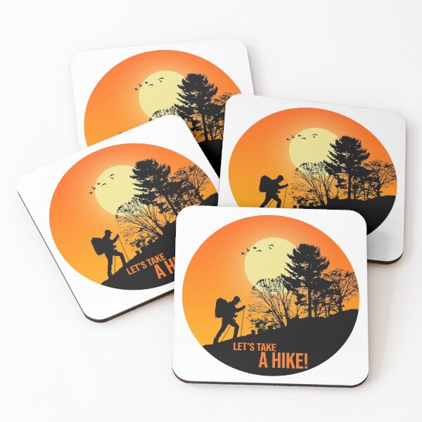 Item preview, let's take a hike!, hiking is my retirement plan, hiking design , the mountains are my life designed and sold by kmario.