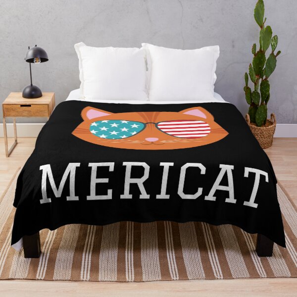 Item preview, Mericat, merica, FOURTH OF JULY, designed and sold by fluffyfriends.
