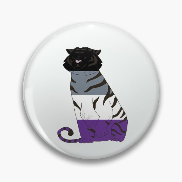Item preview, Asexual Pride Tiger designed and sold by Prickly Pear Art.
