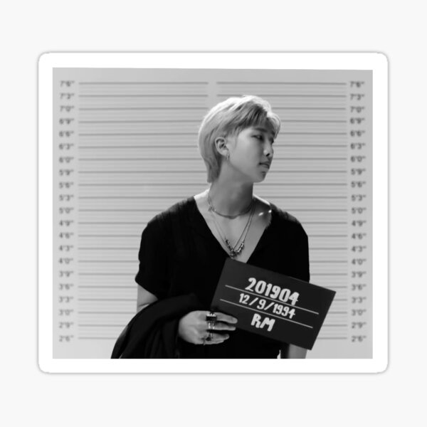 "BTS, RM, butter, jail, sexy" Sticker for Sale by LiyahsDreams Redbubble