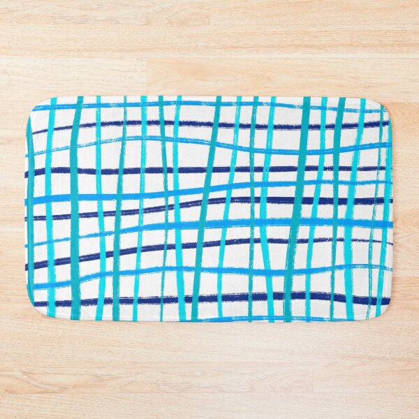 Item preview, Aqua and blue tiles designed and sold by ByTaraLouise.