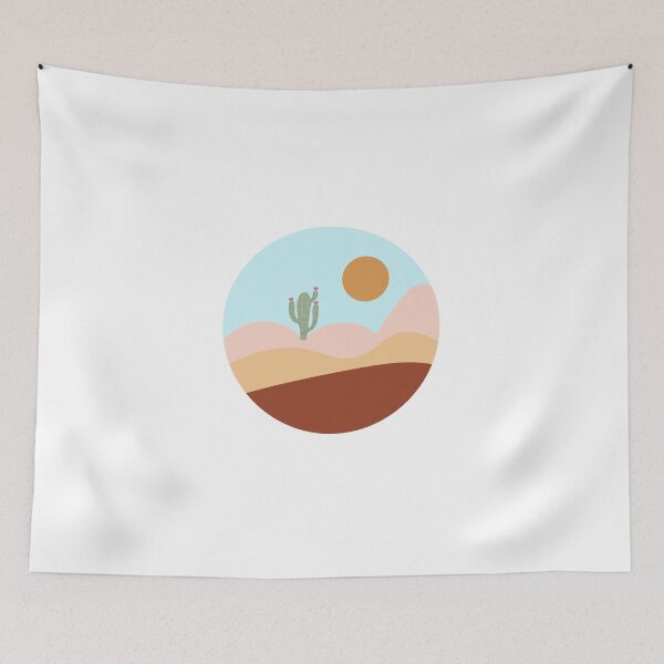 Item preview, White Desert W/ Cactus designed and sold by TheEmilySuzanne.