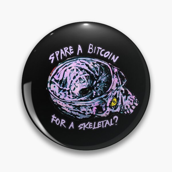Item preview, Spare a bitcoing for a skeletal? designed and sold by JakeHatt.