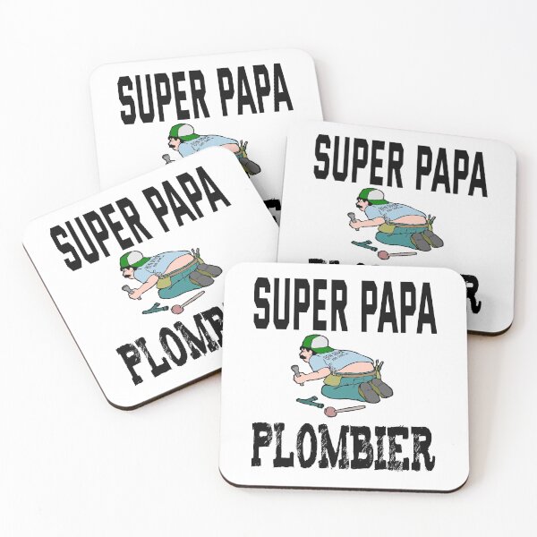 Item preview, SUPER DAD PLUMBER. designed and sold by leicha.