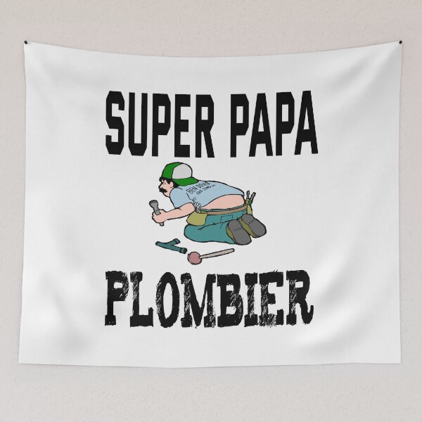 Item preview, SUPER DAD PLUMBER. designed and sold by leicha.
