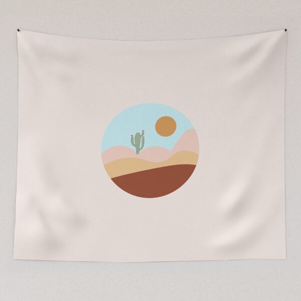 Item preview, Pink Desert W/ Cactus designed and sold by TheEmilySuzanne.